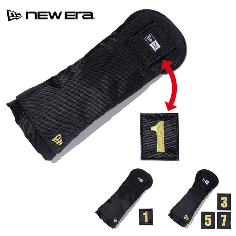 ニューエラ new era NEWERA ゴルフ ドライバーカバー フェアウェイウッドカバー DRIVER COVER FAIRWAY WOOD COVER 14518211 14518210【メンズ レディース 男女兼用 ゴルフクラブカバー ゴルフクラブキャップ ゴルフ雑貨 シンプルデザイン 黒】