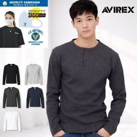 ����Ź���ꤪ�ޤ��աۥ�������å��� ���ӥ�å��� AVIREX ��� Ĺµ �إ�꡼�ͥå� T����� �ǥ��꡼������ DAILY RIB L/S HENLEY NECK T-SHIRT 7834930020 7835930014 6153482�ڥ�� ��ǥ����� ����T ���󥰥��꡼�� ���� �ɽ� ������������� ���� ���� ̵�ϡ�