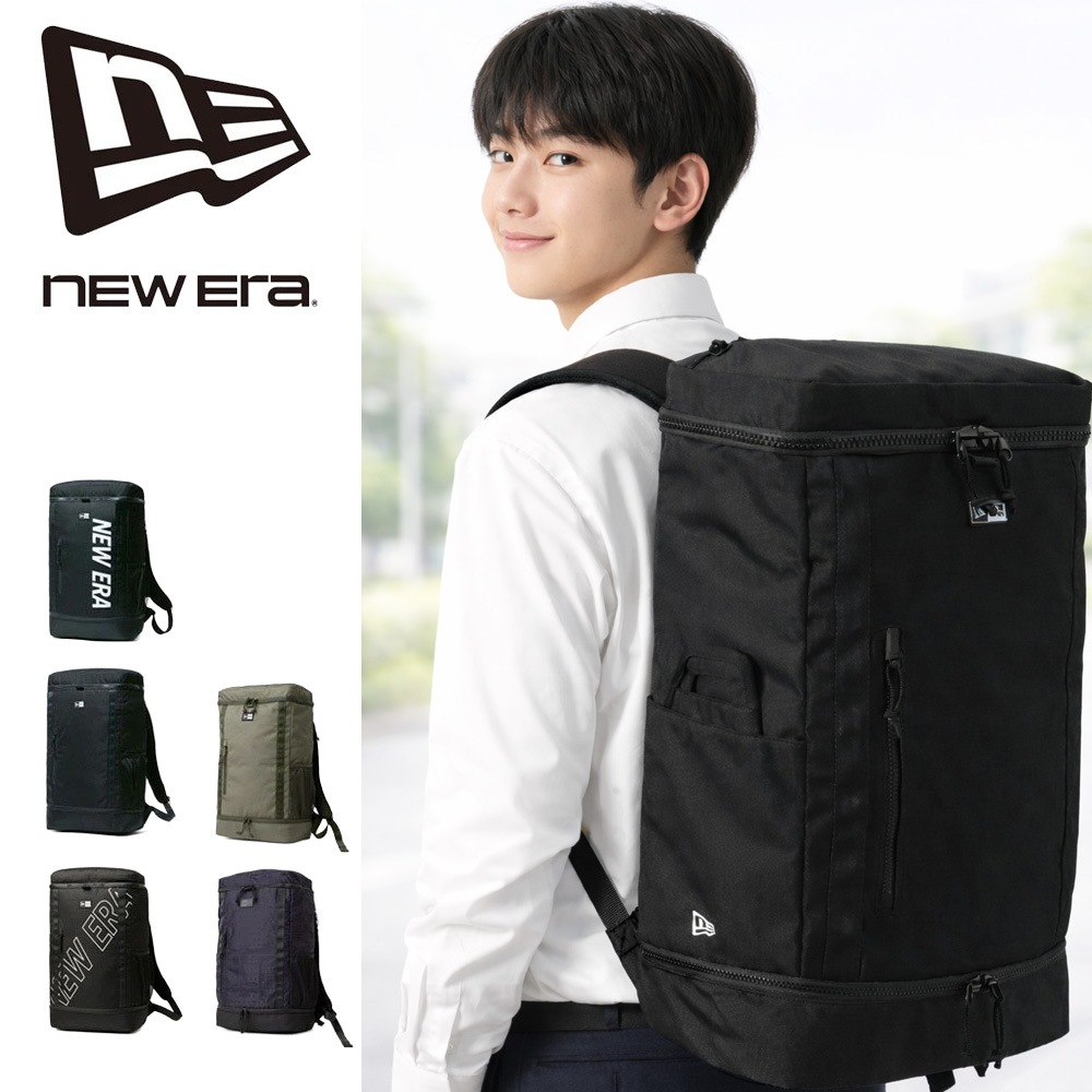 ニューエラ NEW ERA  リュック ボックス パック 32リッター BOX PACK BLACK 32L 14521371 14521362 14521370 14750934 14750940【メンズ レディース バッグ バックパック デイパック ロゴ入り 通勤 通学 旅行 修学旅行 新入学 新学期 新社会人 部活 高校 大学 入学祝い】