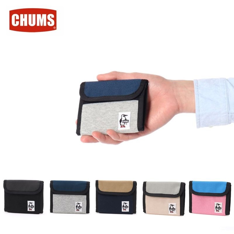 チャムス CHUMS 財布 トリフォルド ウォレット スウェット ナイロン Trifold Wallet Sweat Nylon CH60-3612 メンズ レディース キッズ 子供 二つ折 二つ折り 三つ折 三つ折り 小銭入れ ミニ財布 カードケース カード入れ ミニウォレット コインケース カード収納 小さい財布