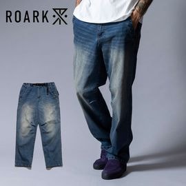 �������� ��Х��Х� ROARK REVIVAL �����ѥ� �ȥ�٥�ѥ�� �ǥ˥� ���å��� TRAVEL PANT DENIM - RELAX RPJ1203-STW�ڥ�� �ǥ˥�ѥ�� �ǥѥ� ���ȥ�å��Ǻ� 12.5oz �������󥰲ù� �桼���ɲù� ���å����ե��å� ��ä��� M L XL��