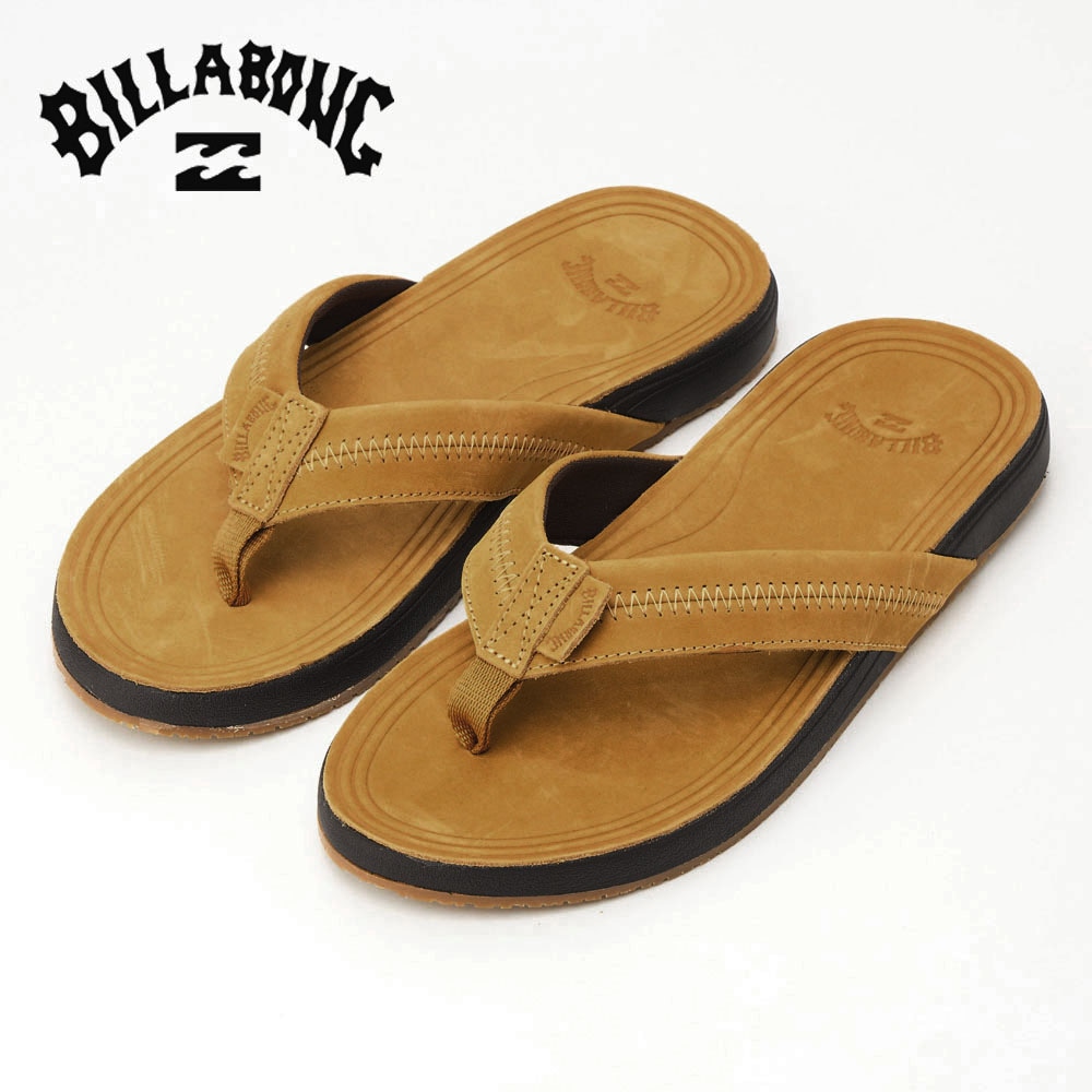 �ӥ�ܥ� BILLABONG �ӡ���������� �ܳ� �쥶���ȥ󥰥� LEATHER THONGS BG011928 �ڥ�� 27.0cm ɡ�勵���� �ȥ󥰥������ �ꥢ��쥶�� ���� �֥饦�� �㿧 �����奢�� ������桼�� ������ �����ʡ�