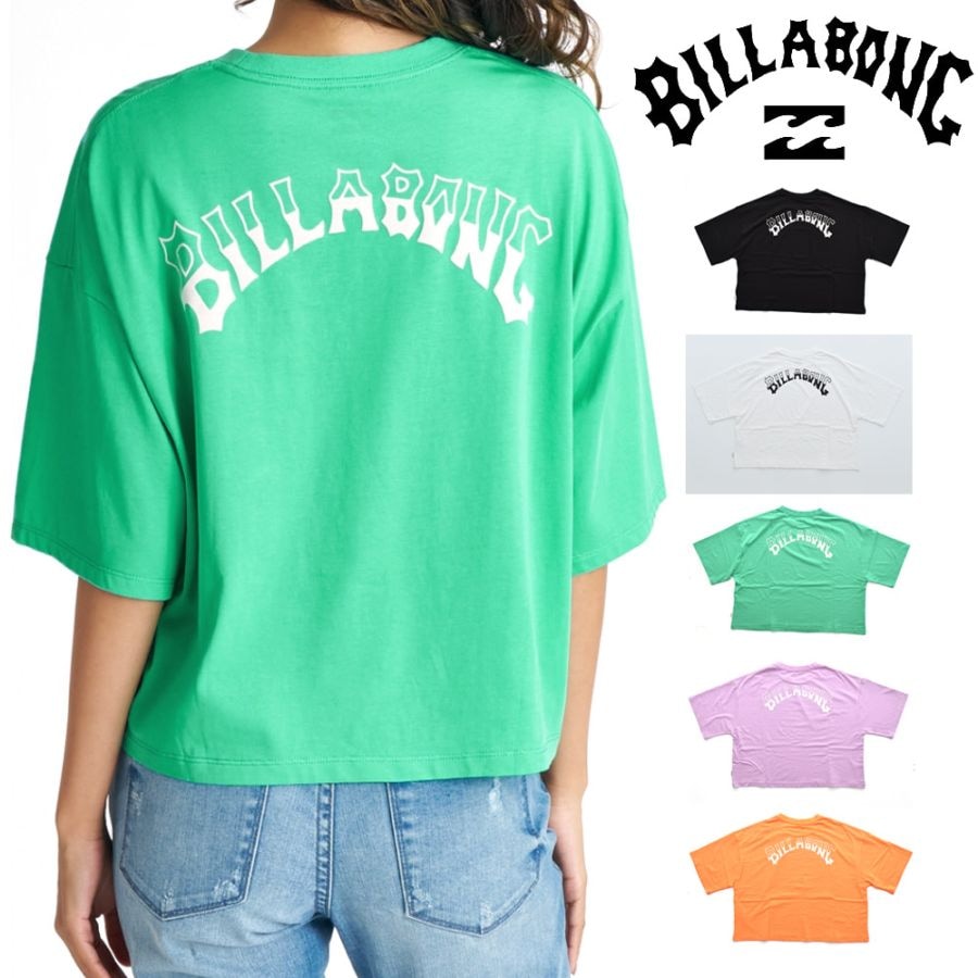 �ӥ�ܥ� BILLABONG T����� Ⱦµ �ۥ饤���� ������ �롼�� �����åץ� ������ T����� HORIZON ARCH LOOSE CROPPED COOL TEE BG01C205�ڥ�ǥ����� ������� �����ޥ� �ܿ�Ķ�䴶 ��Ǯ���� UPF50 UV���å� ���Ƥ��ɻ� ȾµT����� �ƥ�������� �����ե����