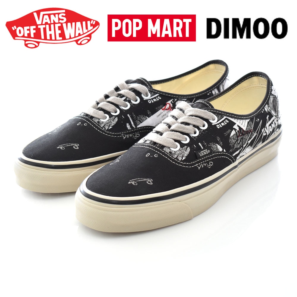 ������ �Х� VANS ����ܥ��ˡ����� �ݥåץޡ��� �ǥ��ࡼ  LX ��������ƥ��å� 44 VANS��POP MART "DIMOO" LX Authentic 44 VN000EAK6BT �ڥ�� 27.0cm 27.5cm �������å� �����Х� �ݥåץޡ��� ����饯���� ���襤�� ���� ����ե��å� ������ ���̸����