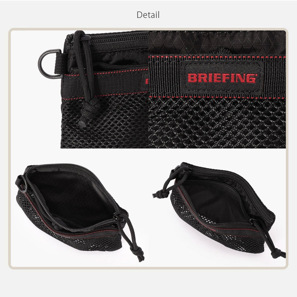 ブリーフィング BRIEFING ポーチ メッシュフラットポーチ S MESH FLAT