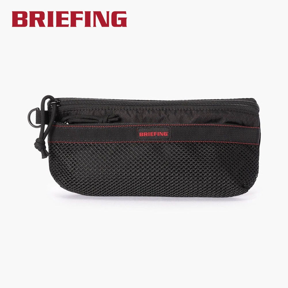 ブリーフィング BRIEFING ポーチ メッシュフラットポーチ S ロング
