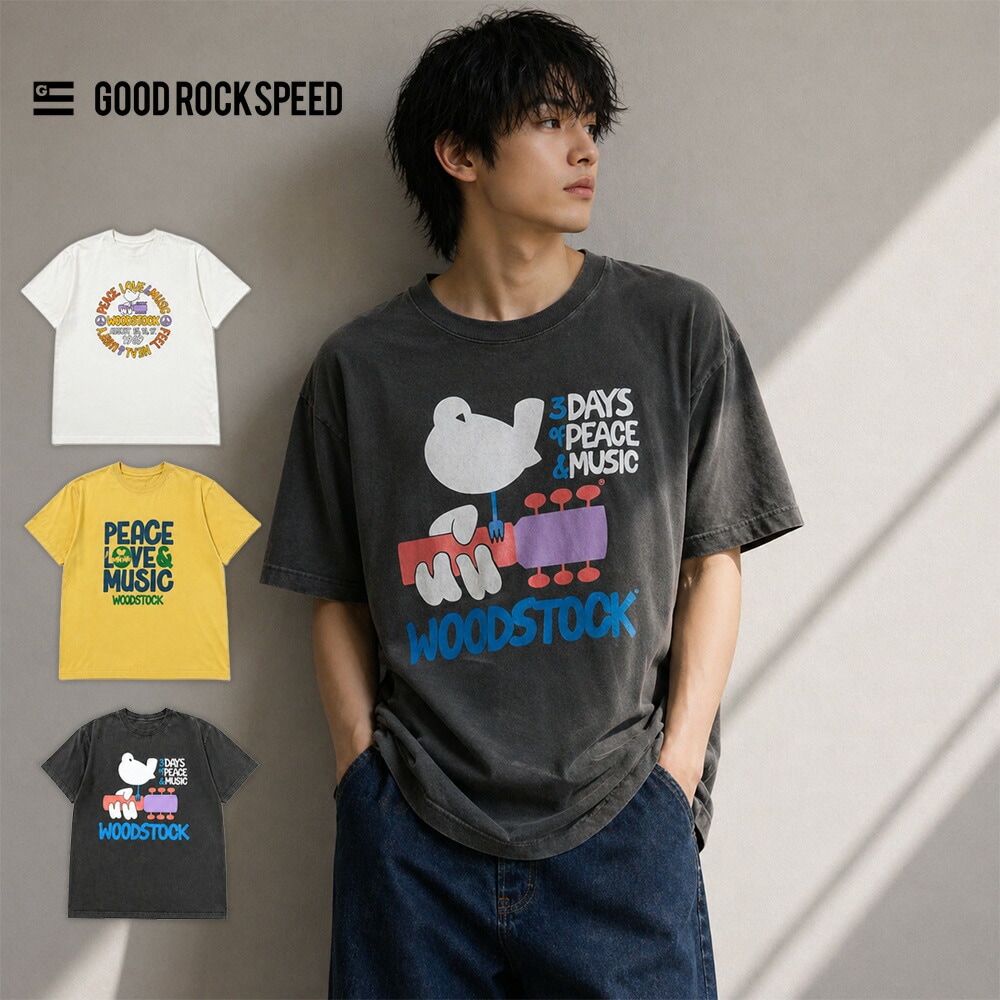 ������ơ����ù� ���å�T����� ���åɥ��ȥå� ȾµT����� WOODSTOCK T-SHIRT 26WSK004W 26WSK005W 26WSK006W��T����� �Х��T �Х�T �Х��T����� ���å�T �ץ���T����� �ӥ�ơ��� ������ �ƥ�������� ���åɥ��å����ԡ��� GOOD ROCK SPEED��