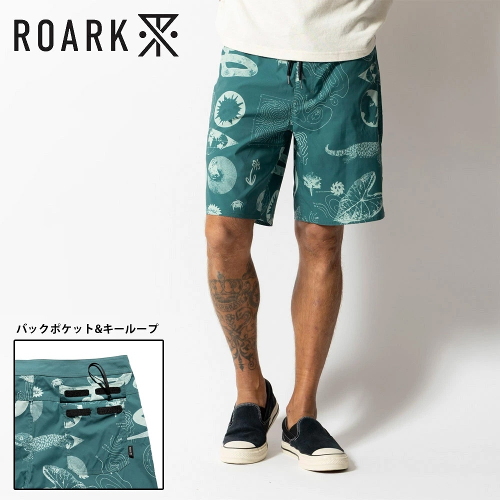ロアーク ROARK サーフトランクス 水陸両用 4WAY ロアークリバイバル ROARK REVIVAL サーフパンツ ボードショーツ