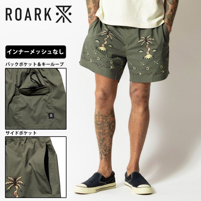 ロアーク ROARK サーフトランクス 水陸両用 4WAY ロアークリバイバル ROARK REVIVAL サーフパンツ ボードショーツ