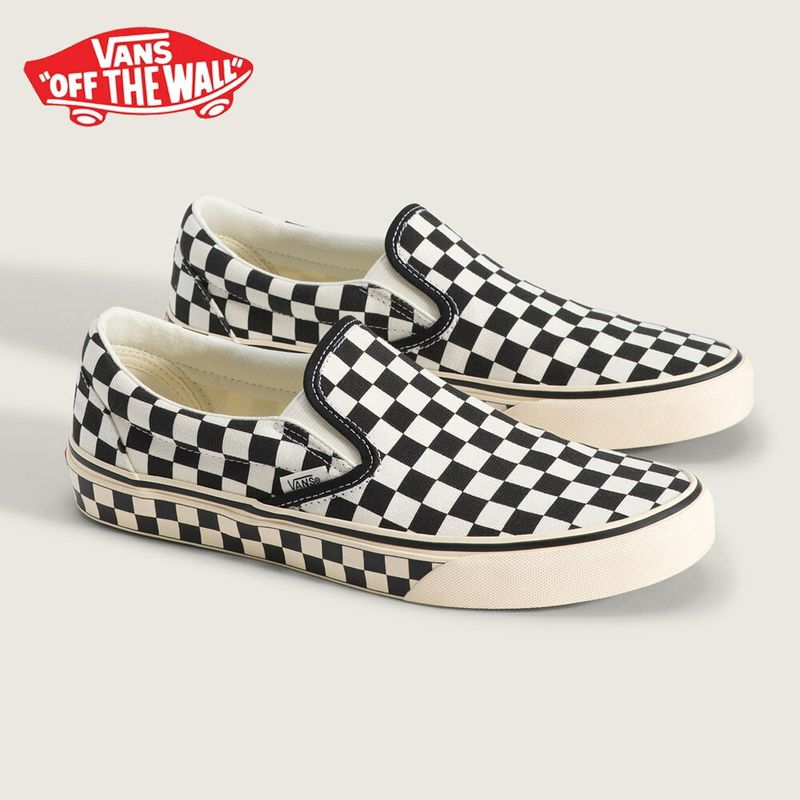 ������ VANS �Х� ���ˡ����� ���饷�å� ����åݥ� Classic Slip-On VN000DAH1KP�ڥ�� �� �������å� ����åץ��� �����å����ܡ��� �����å� �����奢�� ���塼�� ������� USA��� US��� ���� �������� ���ȥ꡼�� ������ ���ᥫ�� CHECKERBOARD �֥��ɡ�