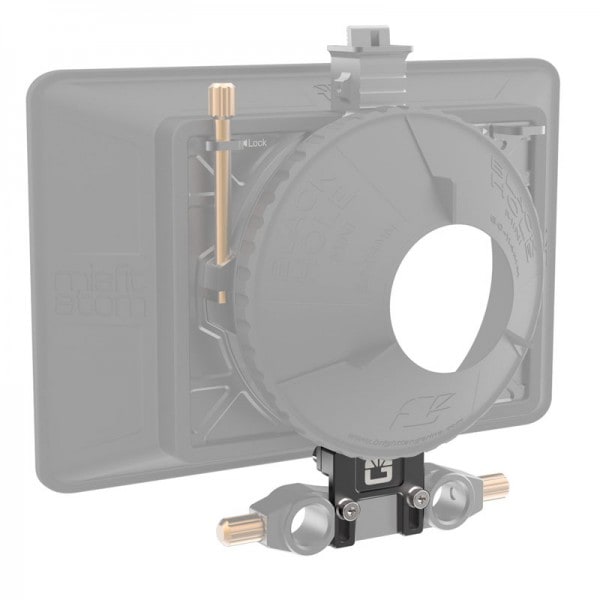 Lightweight Rod Bracket Type 4. Connect Misfit 114mm Clamp Lens Attachment & 15mm Lightweight Rod Type 3