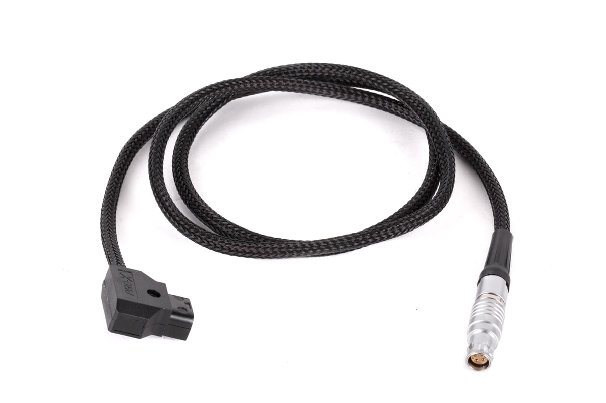 LEMO 4pin-D-TAP 電源ケーブル RED DSMC2 D-Tap to RED DSMC1, DSMC2 (Braided Flex Cable)