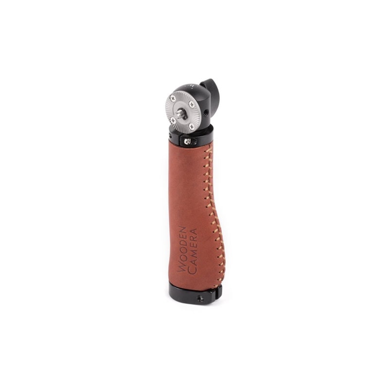 Wooden Camera - Rosette Handle (Brown Leather)