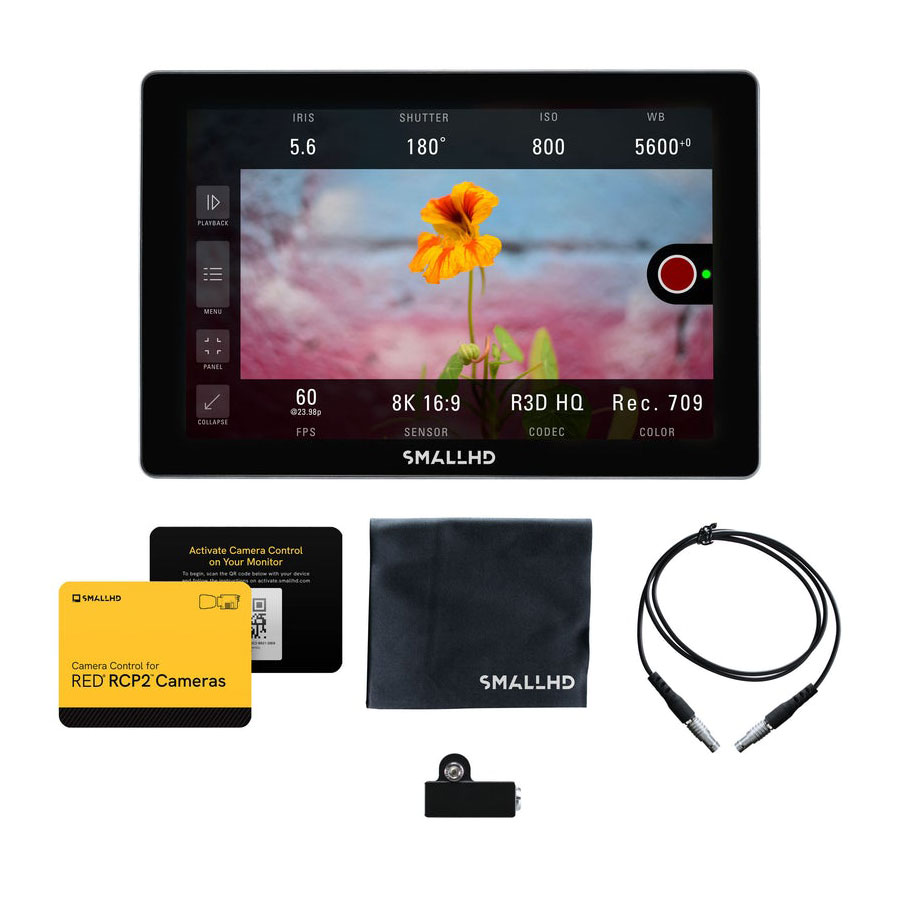 ビデオカメラ SmallHD Indie7 RED KOMODO Control Kit Camera Control Kit for RED® RCP2™ Cameras (Indie 5) — SmallHD