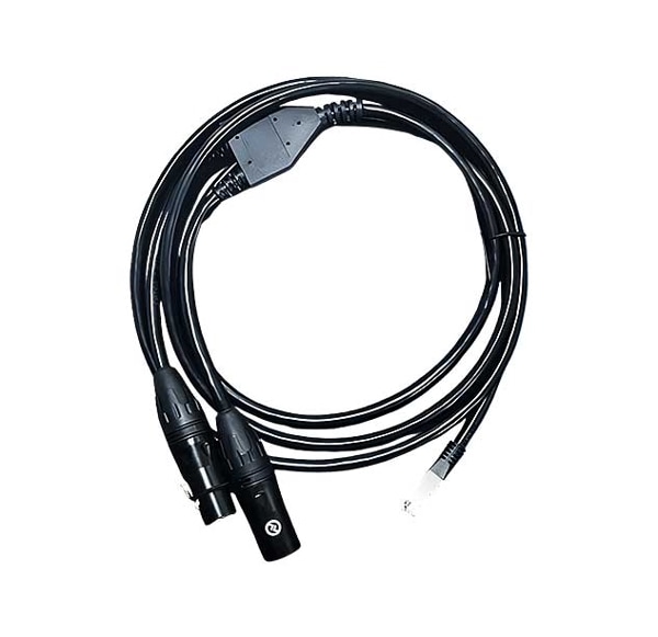 Ethernet to Dual XLR Cable