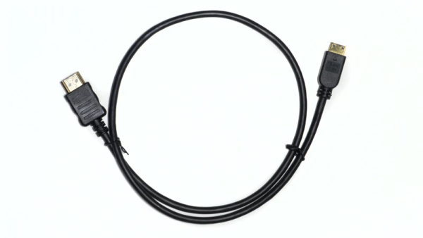 Mini-HDMI to HDMI Cable (18in/45cm)