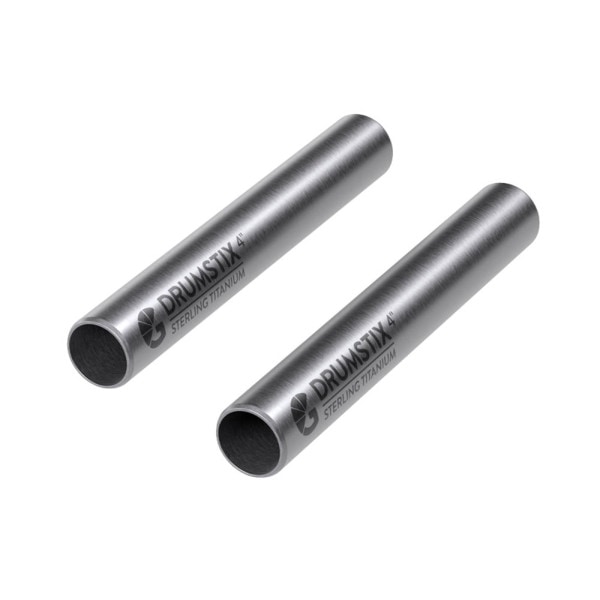 Drumstix 15mm Titanium Support Rods - 4" Pair (10.2cm)