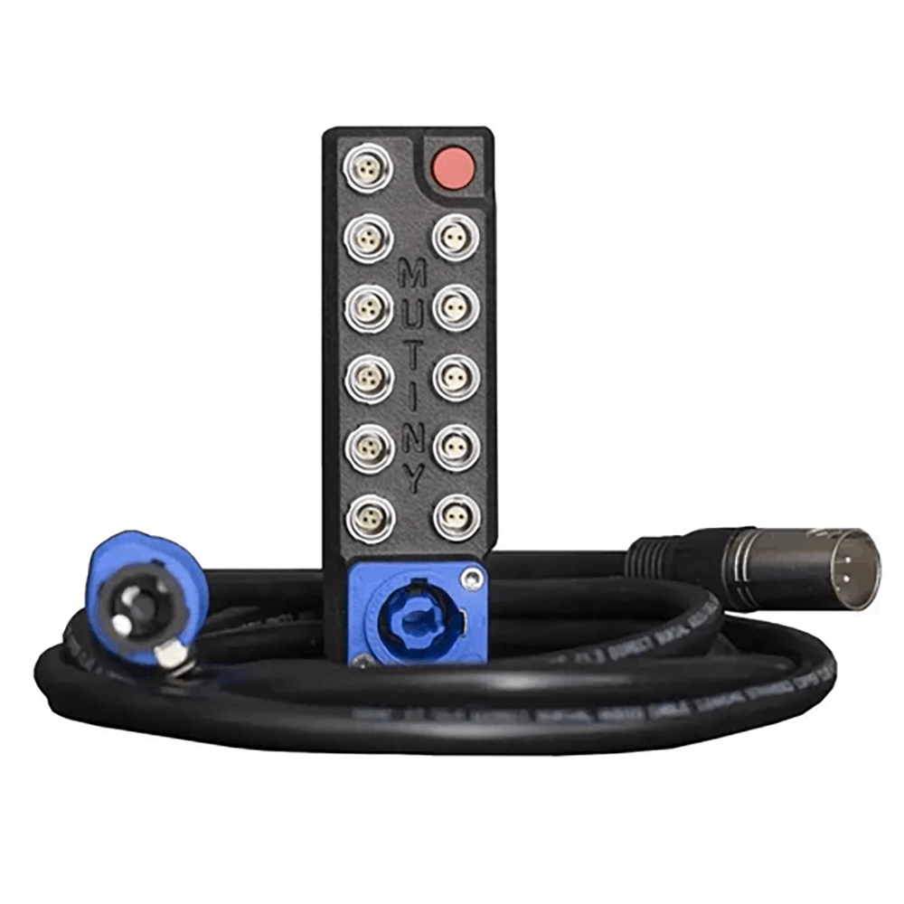 Mini Array Power & R/S Distribution Box with 6' Power Cable