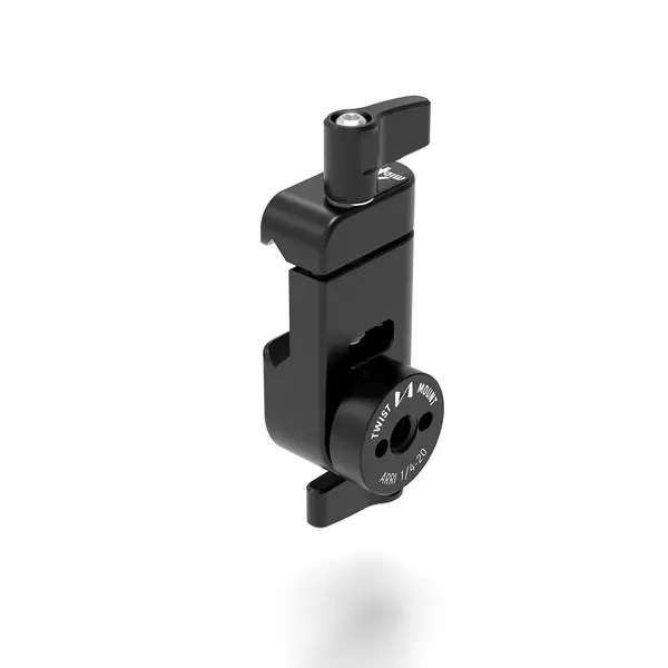TWIST Mount EVF Knuckle and Spud with Female ARRI 1/4-20