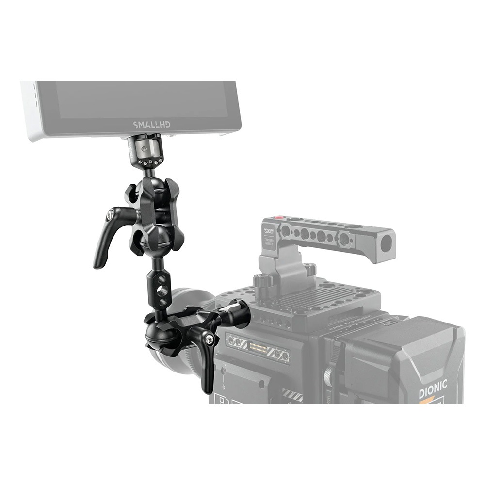 Wooden Camera - Universal Ultra Arm Mini Monitor Mount 3in. (Combo 1/4-20 & 3/8-16)