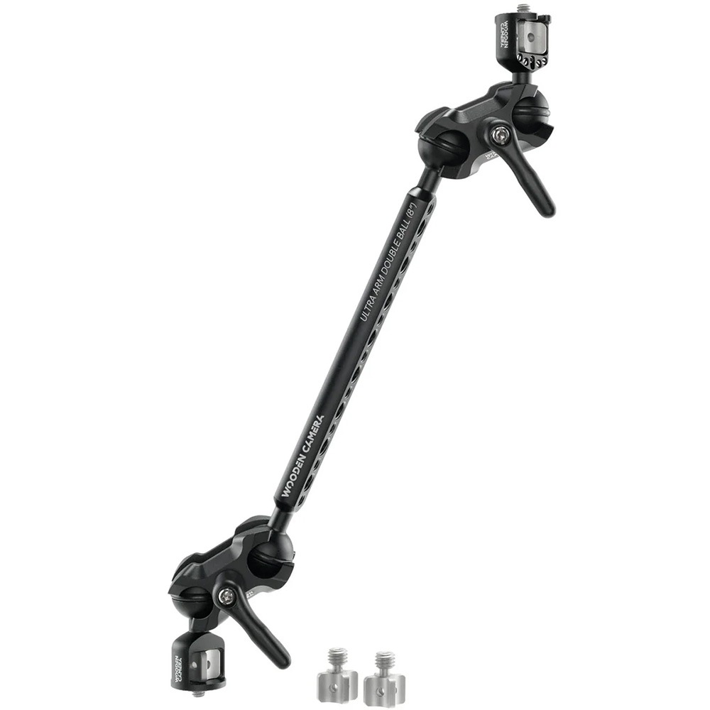 Wooden Camera - Universal Ultra Arm Mini Monitor Mount 8in. (Combo 1/4-20 & 3/8-16)