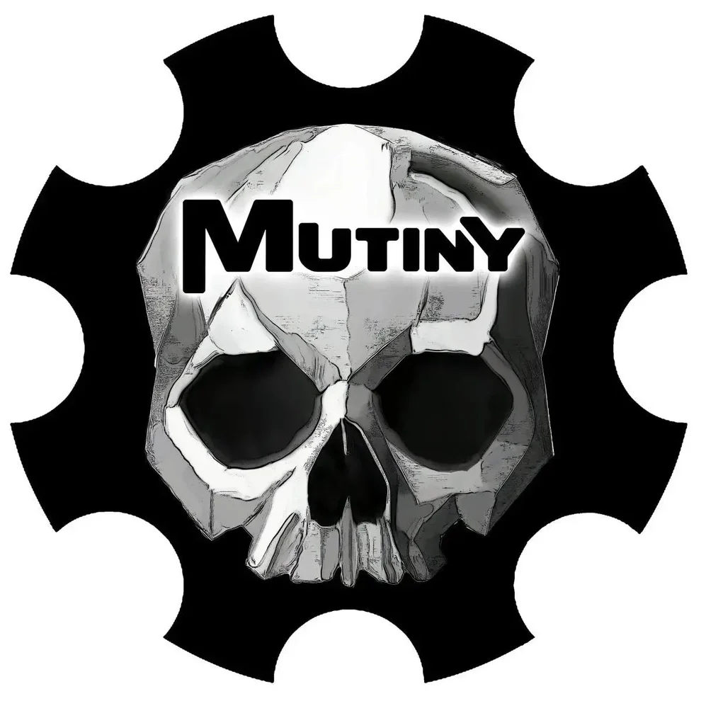 MUTINY NEW SKULL STICKER