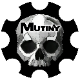 MUTINY NEW SKULL STICKER