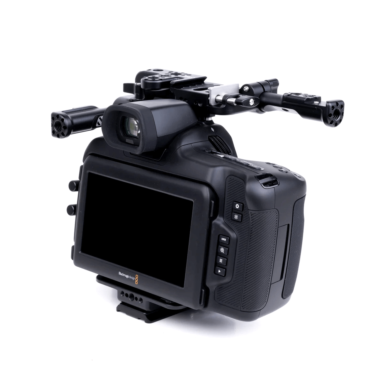 Upper Cage for Blackmagic Cinema Camera 6K (Full Frame, Pocket Pro, Pocket G2)  +  Audio Breakout AB-6