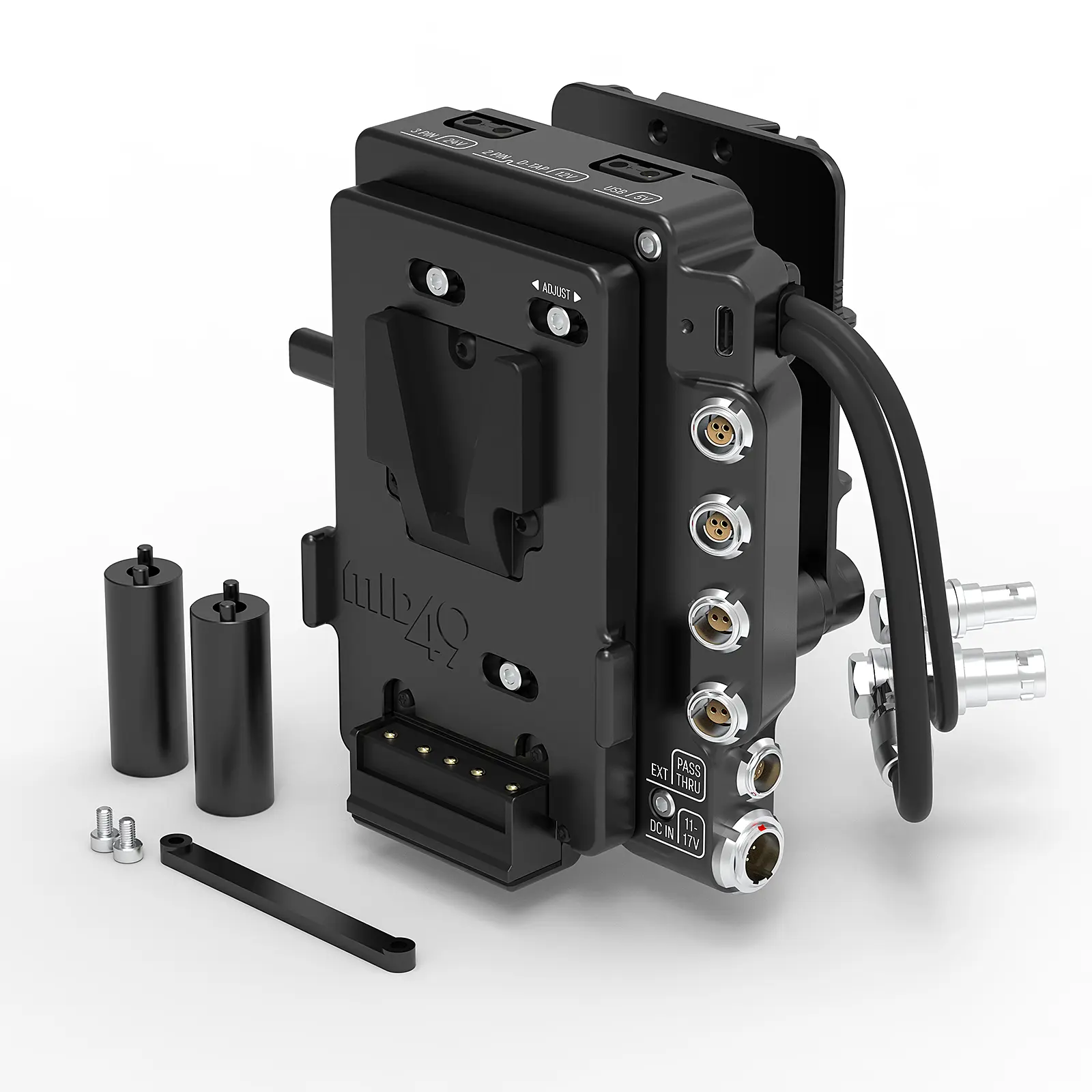 Power Distribution Box DB-1 (RED Komodo-X / V-Raptor, V-Mount, Camera Mounted)