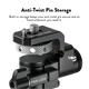 Universal Monitor Mount (1/4"-20 Top, 15mm Rod Base)