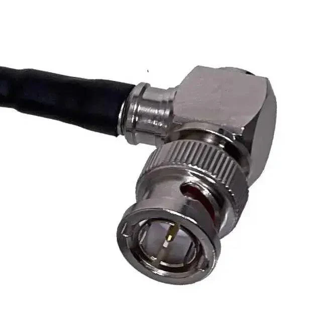 "COMBAT" Series 550 Paracord TRUE 12G™ 75Ohm 4K SDI Cables (RIGHT ANGLE to RIGHT ANGLE)