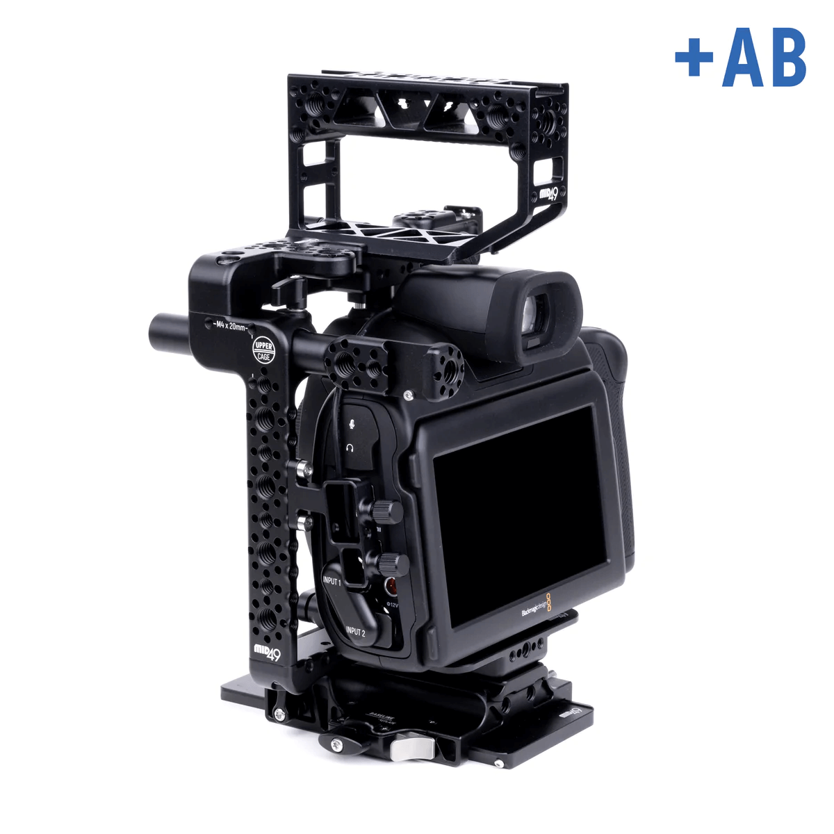 Base Kit for Blackmagic Cinema Camera 6K (Full Frame, Pocket Pro, Pocket G2)+ Audio Breakout AB-6