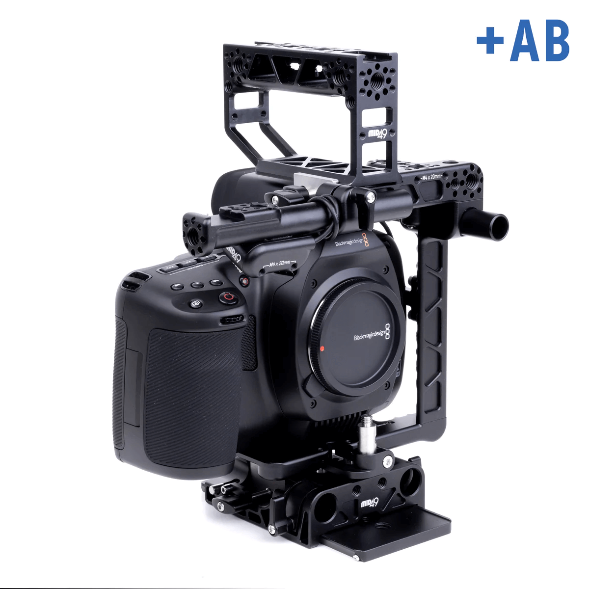 Base Kit for Blackmagic Cinema Camera 6K (Full Frame, Pocket Pro, Pocket G2)+ Audio Breakout AB-6