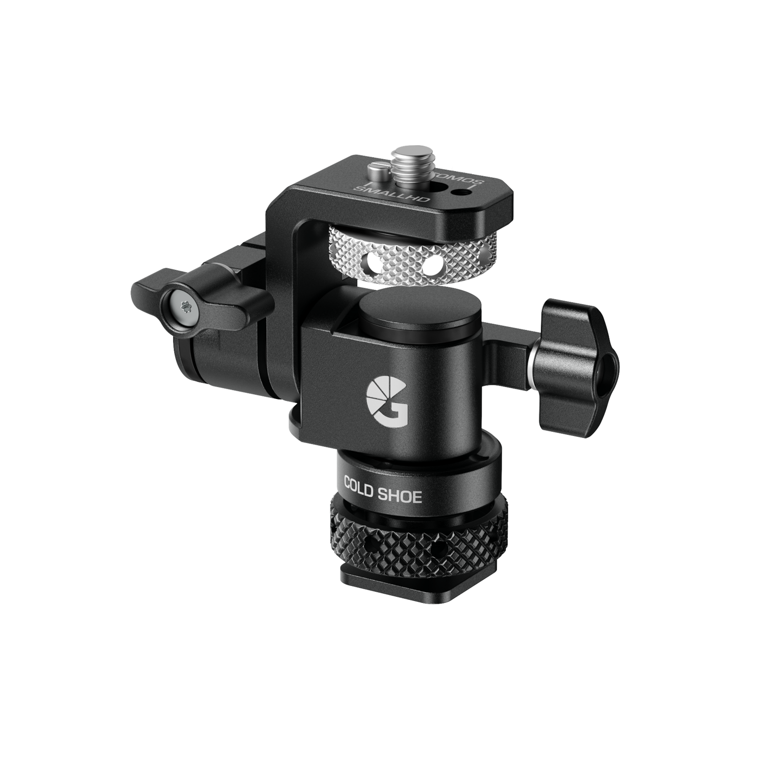 Universal Monitor Mount (1/4"-20 Top, Cold Shoe Base)