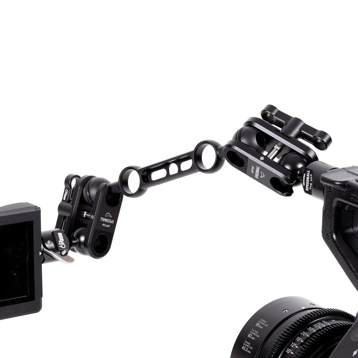 Universal Speedball Monitor Arm 6 in