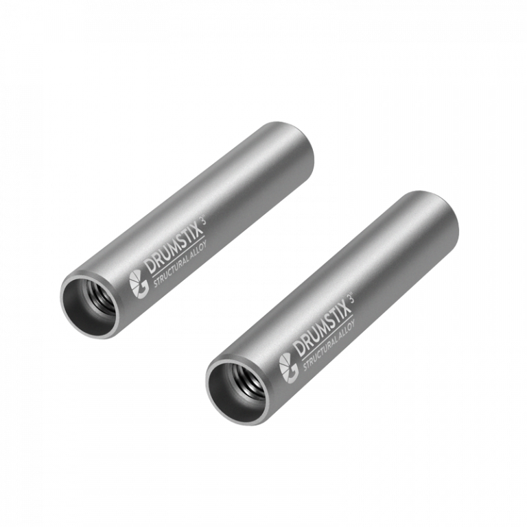 Drumstix Structural Alloy Threaded 15mm Rod Pair – 3�� (7.6cm)