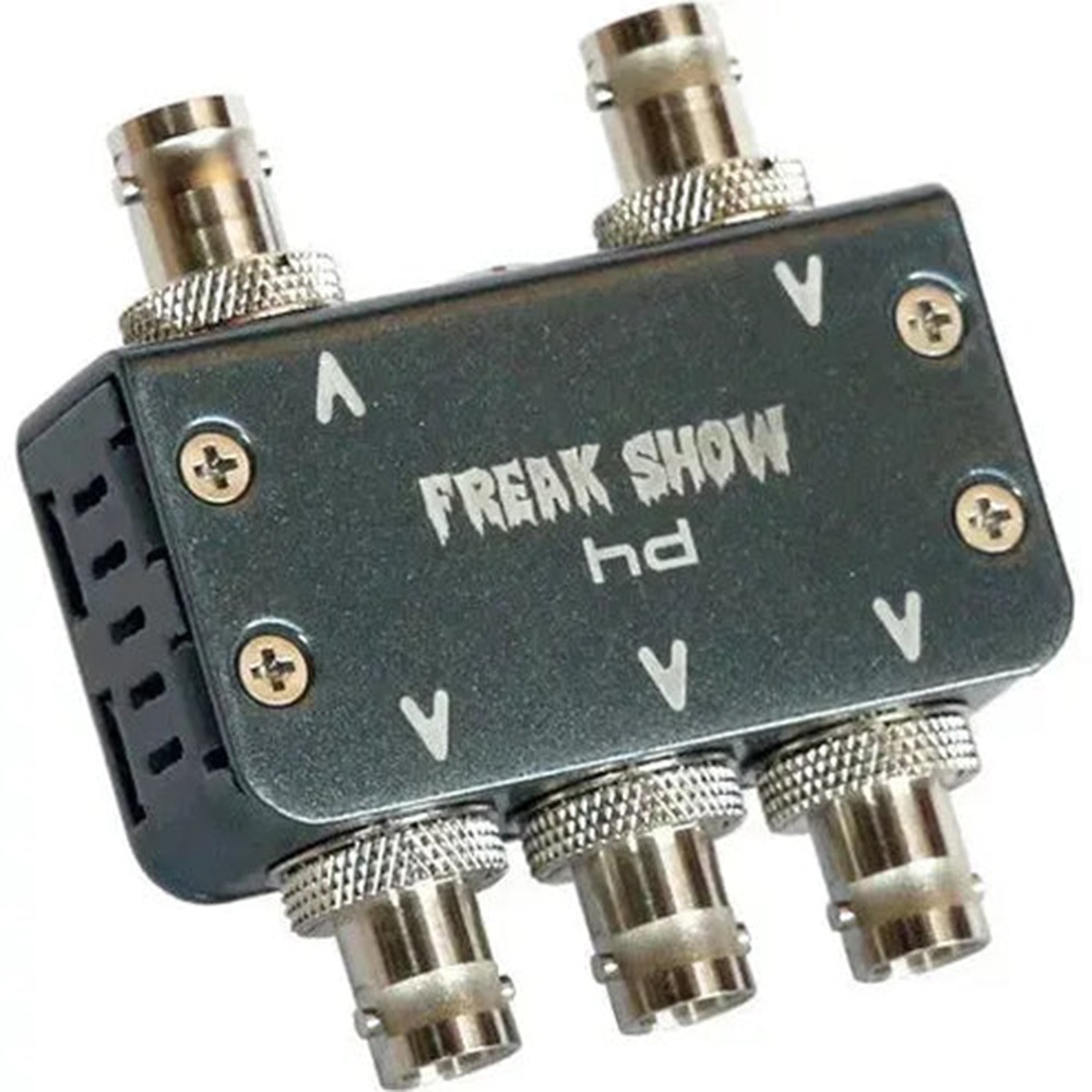 Freakshow HD 4K 12G 1��4 MICROSPLIT MSX4-L  Distribution Amp MSX4-L 2 pin Lemo Style (Pin 1 Negative Pin 2 Positive)