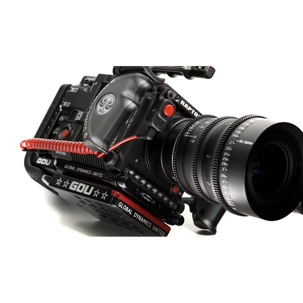 The GDU Atlas Handle RAPTOR / RIGHT  (Red,Black,White,Gunmetal Grey,Champagne Gold)