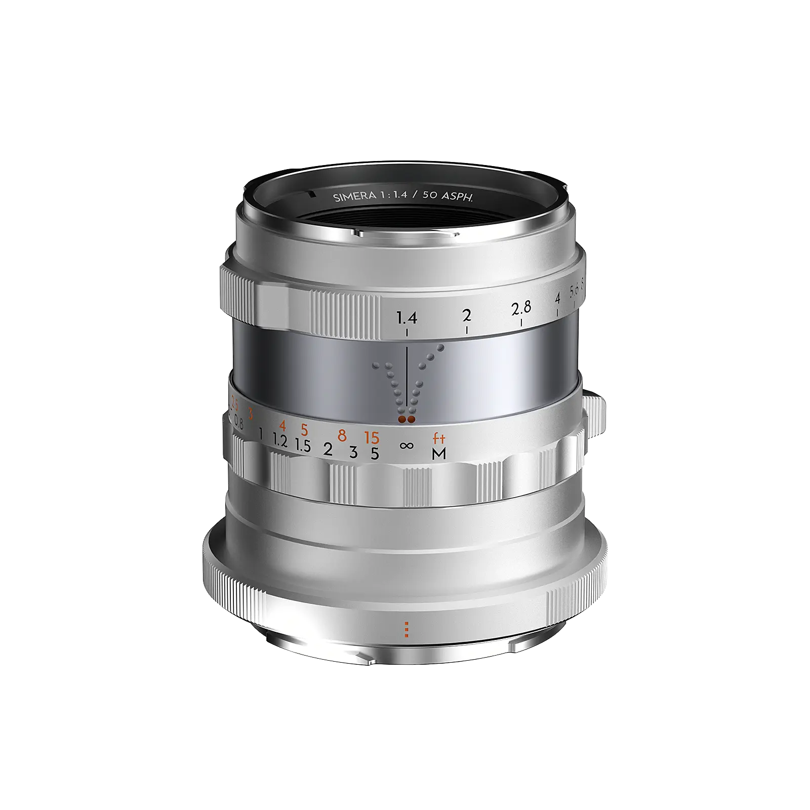 Simera 50mm f1.4 for Nikon Z Mount シルバー/ブラック