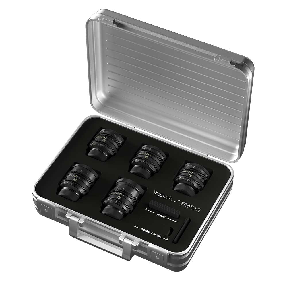 Simera-C 21, 28, 35, 50, 75mm 5-lens kit (M mount)