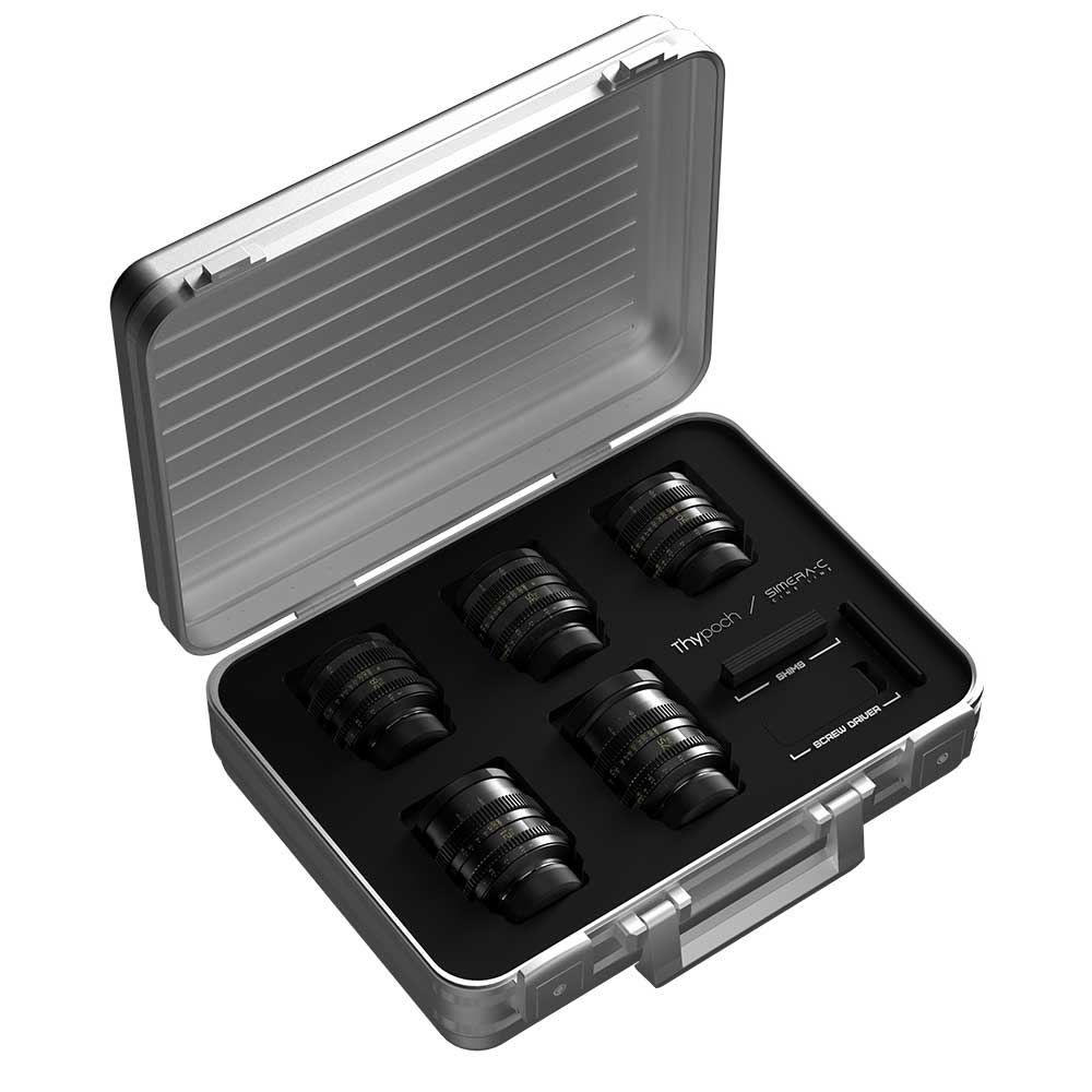 Simera-C 21, 28, 35, 50, 75mm 5-lens kit (M mount)