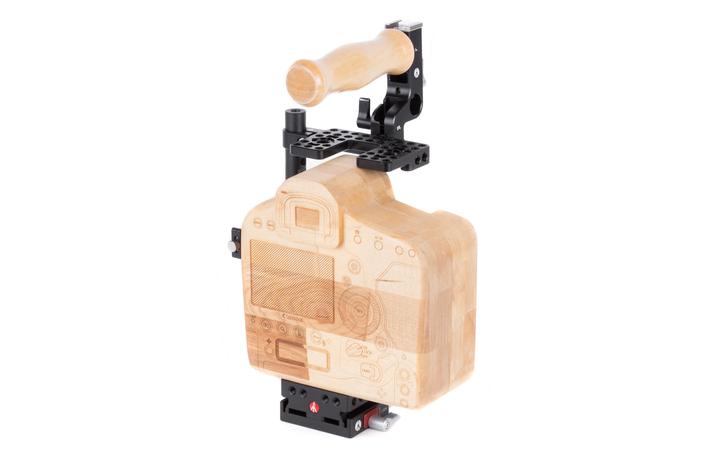 Wooden Camera - Unified DSLR Cage (Large) with Wood Grip