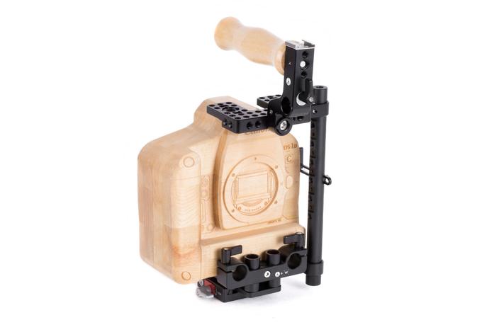 Wooden Camera - Unified DSLR Cage (Large) with Wood Grip