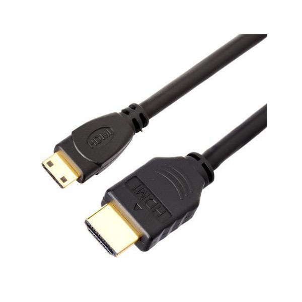 High Speed HDMI 1.4 Cables (Male to Male) - Mini-HDMI (Type C) to Full HDMI (Type A)