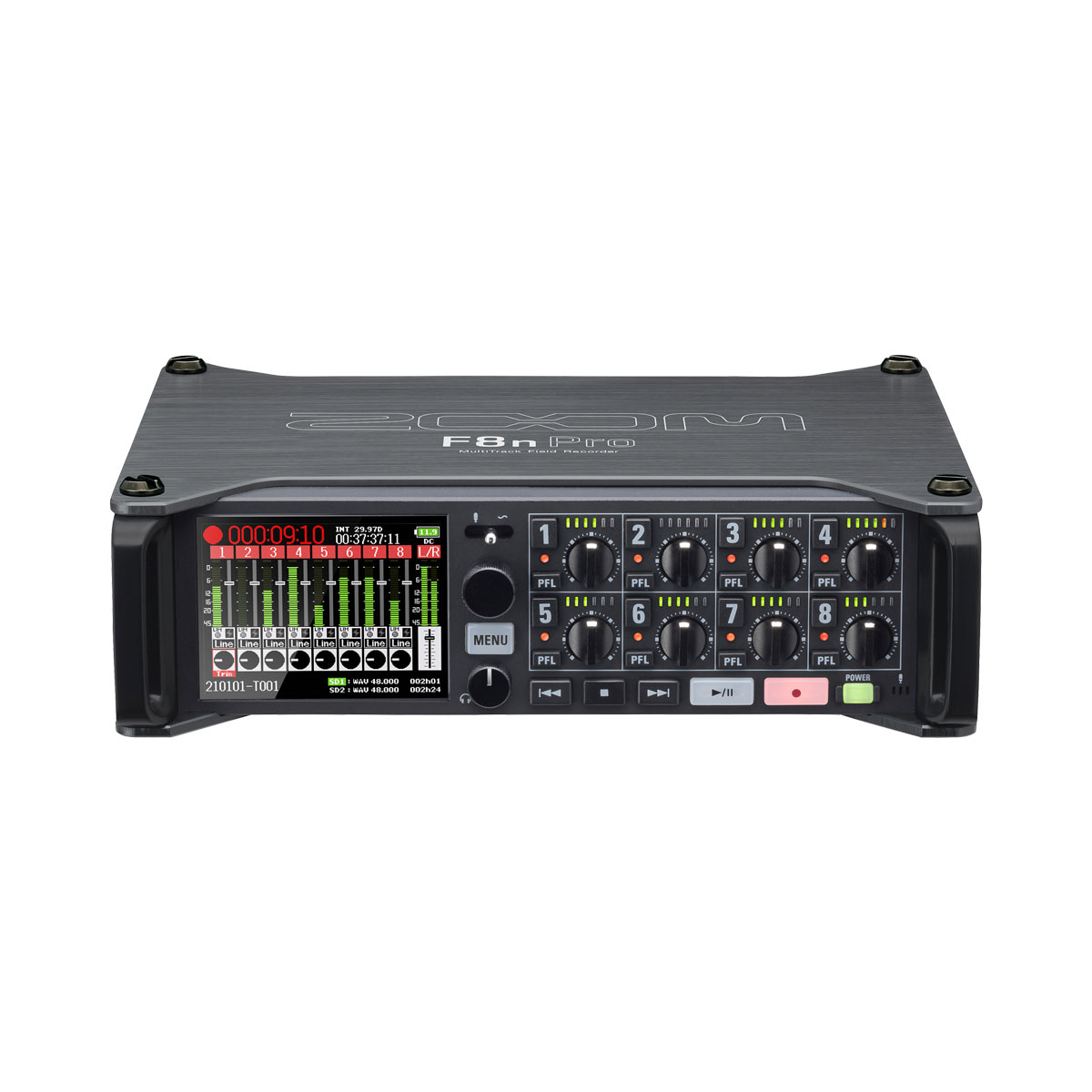 ZOOM (ズーム) F8n Pro MultiTrack Field Recorder