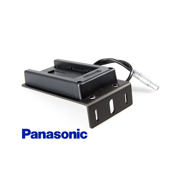 L Bracket Battery Adapter Plates (Battery to 2-Pin Connector) - Panasonic CGA-D54 7.2V