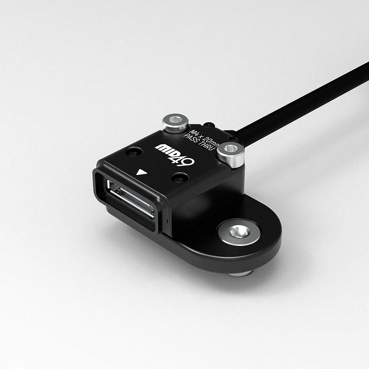 ARRI 3/8-16 to M4x20mm Offset Adapter