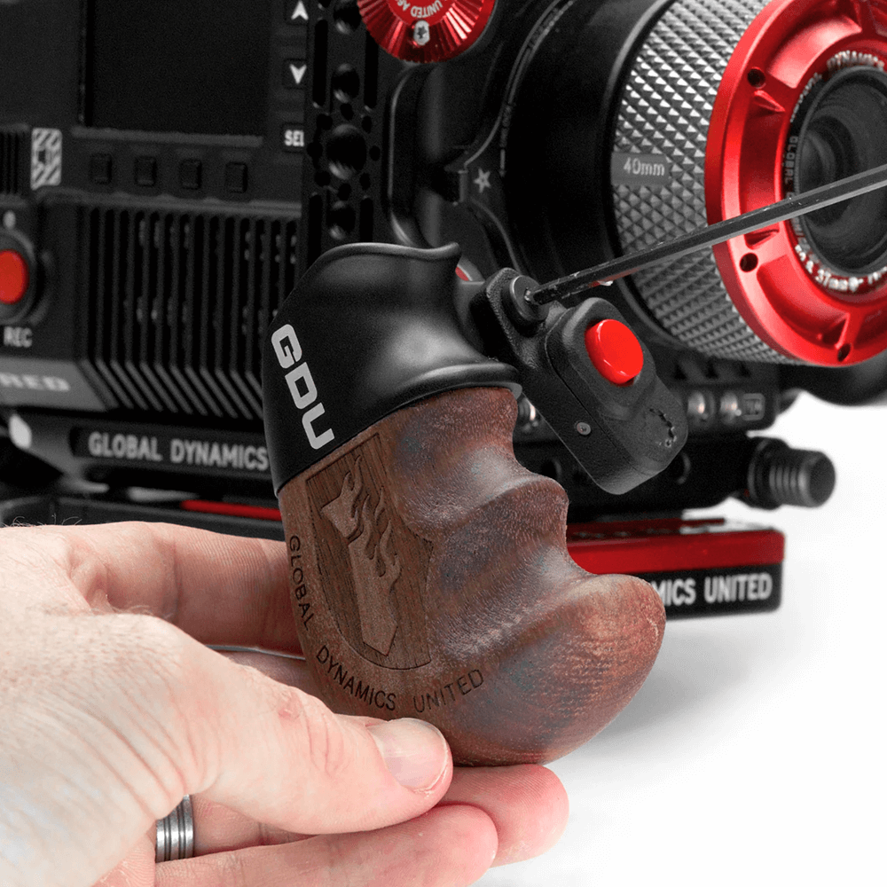 GDU Quantum Short Walnut Rosette Handle  (LEFT, RIGHT)