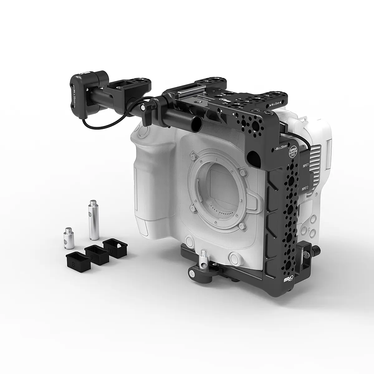 Upper Cage for Canon C80 + Audio Breakout AB-4