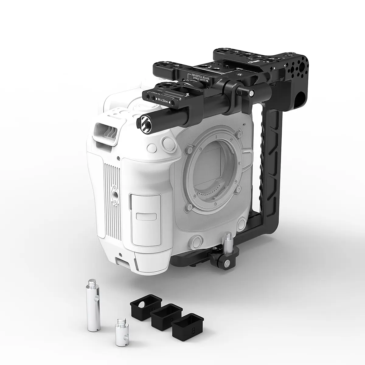 Upper Cage for Canon C80 + Audio Breakout AB-4